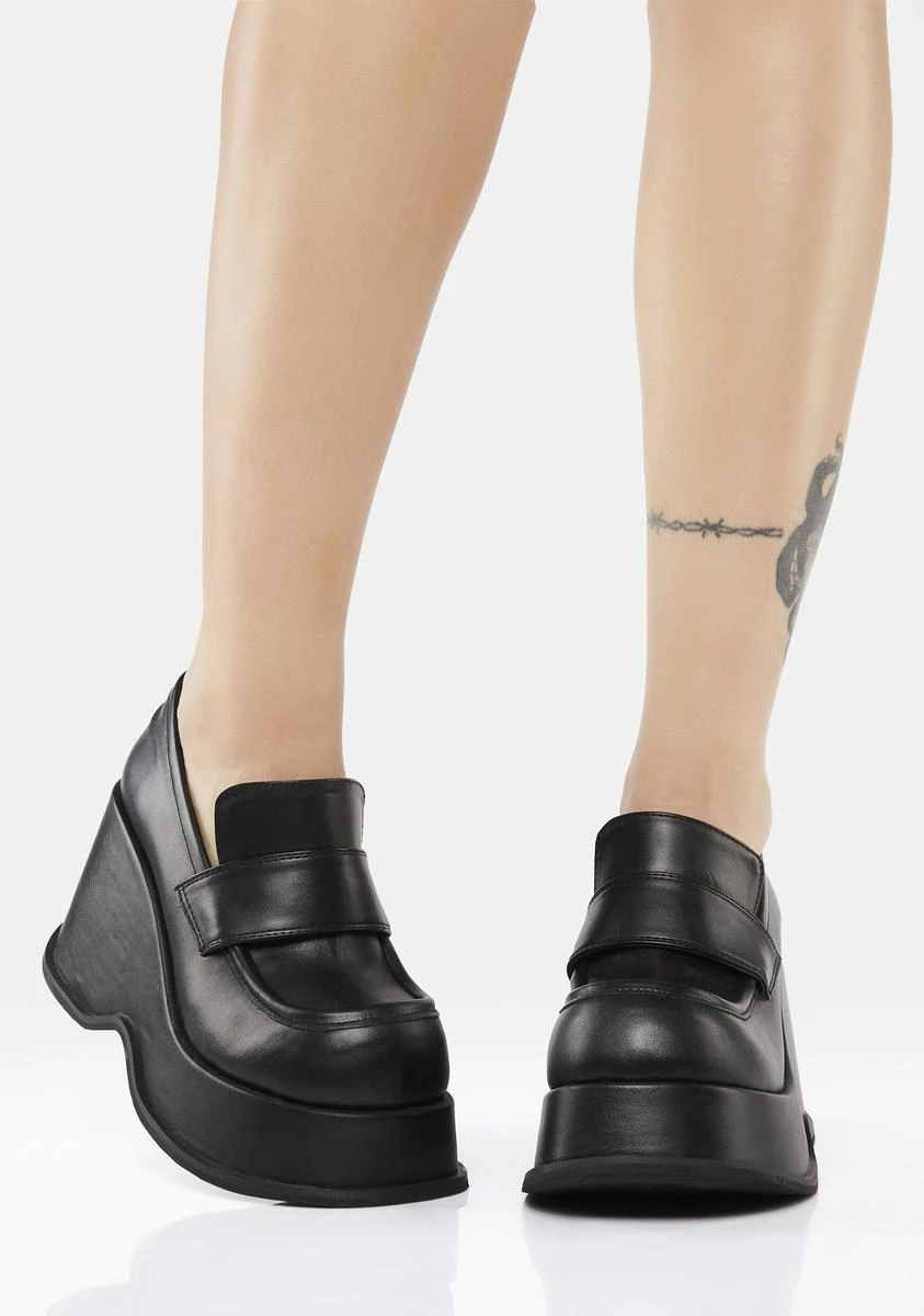 Soul Meets Body Wedge Loafers 4 Soul Meets Body Wedge Loafers - Image 4