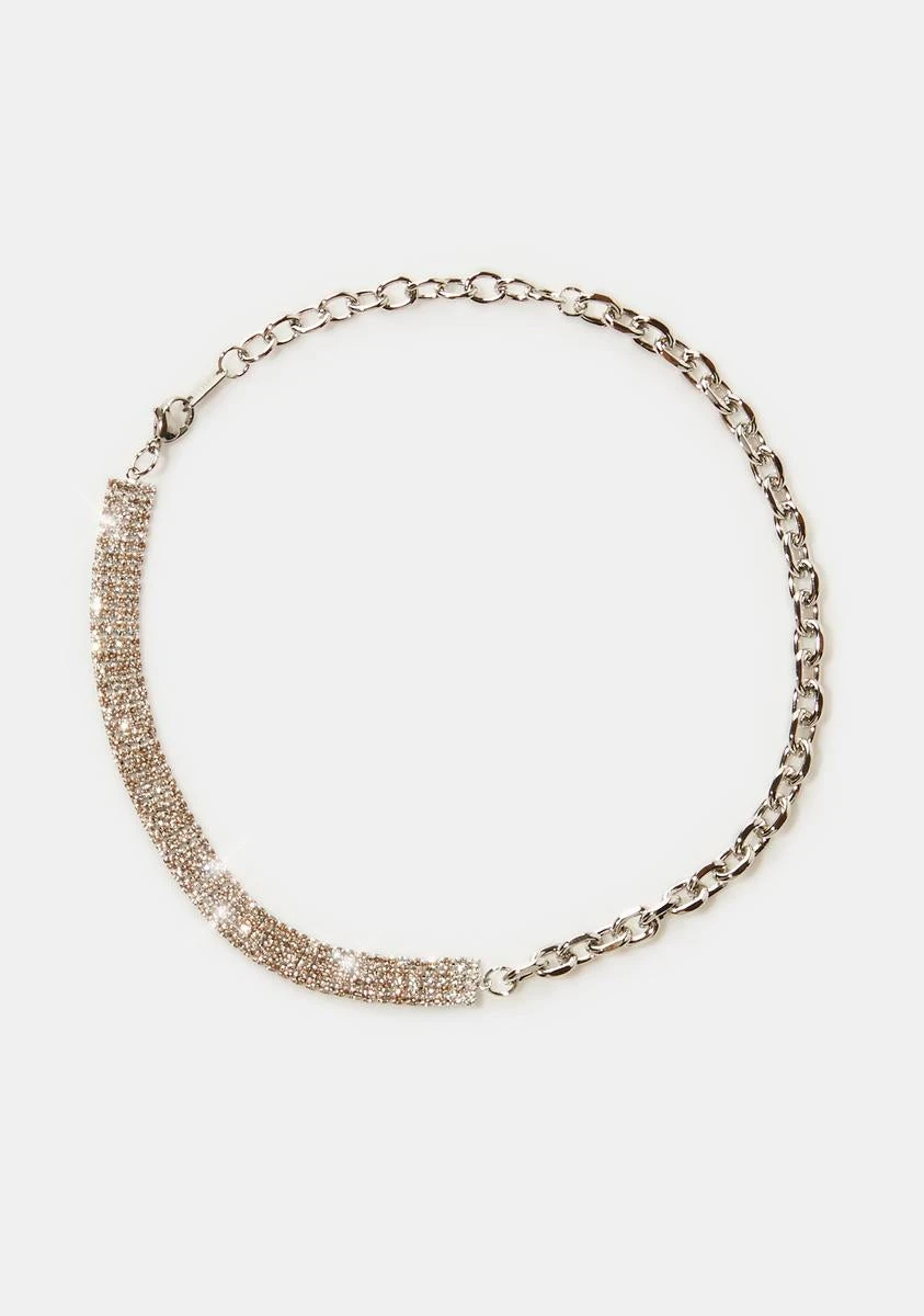 Please & Thank You Rhinestone Choker 2 Please & Thank You Rhinestone Choker - Image 2