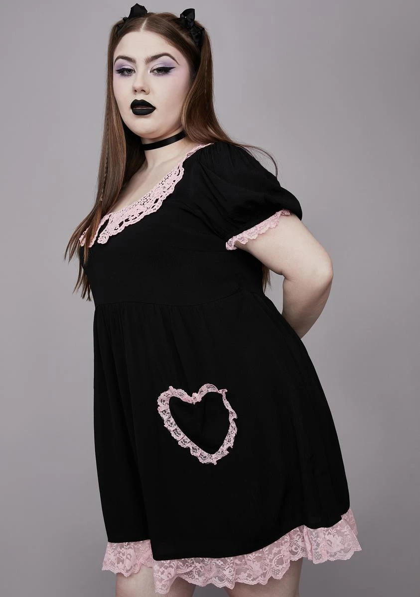 Plus Not In Love Babydoll Dress 2 Plus Not In Love Babydoll Dress - Image 2