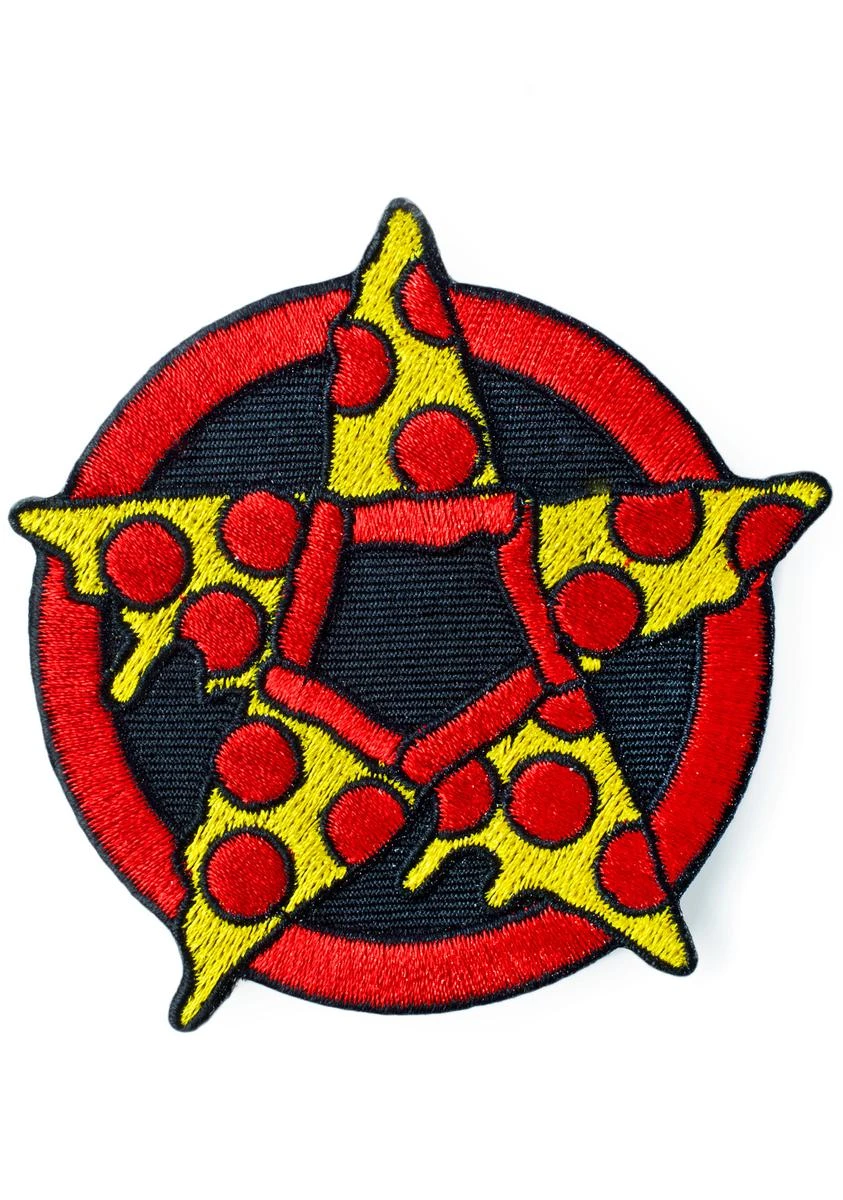 Pizza Pentagram Patch 2 Pizza Pentagram Patch - Image 2