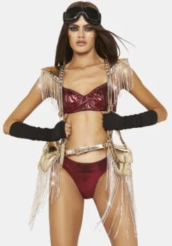 Center Star Fringe Harness