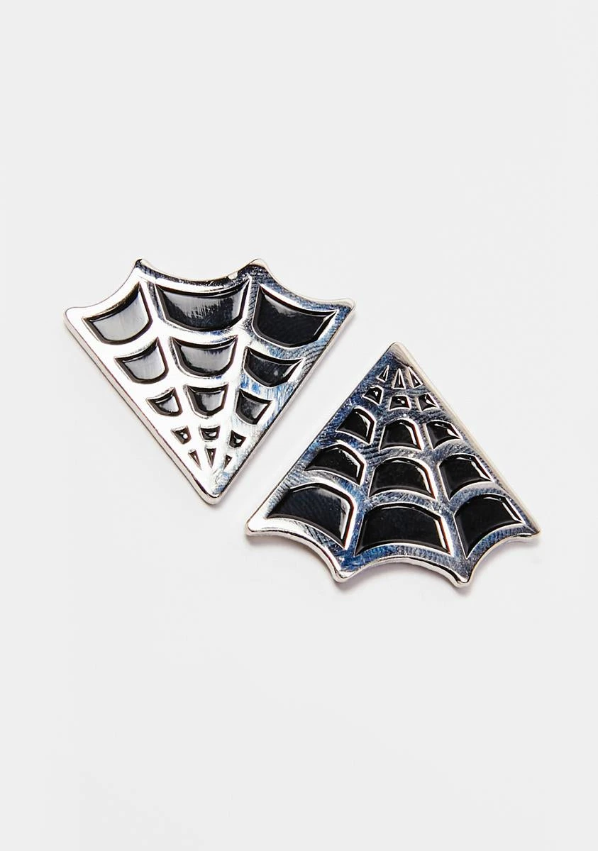 Cobweb Collar Enamel Pin Set 2 Cobweb Collar Enamel Pin Set - Image 2