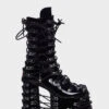 Trapped In Despair Platform Boots