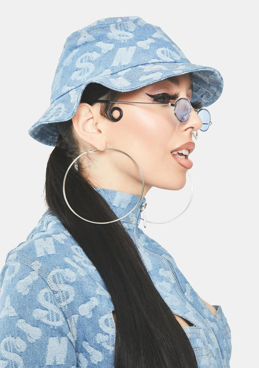 Dick Monogram Denim Bucket Hat 1 Dick Monogram Denim Bucket Hat