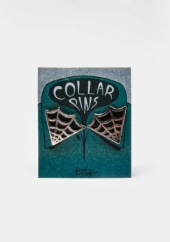 Cobweb Collar Enamel Pin Set