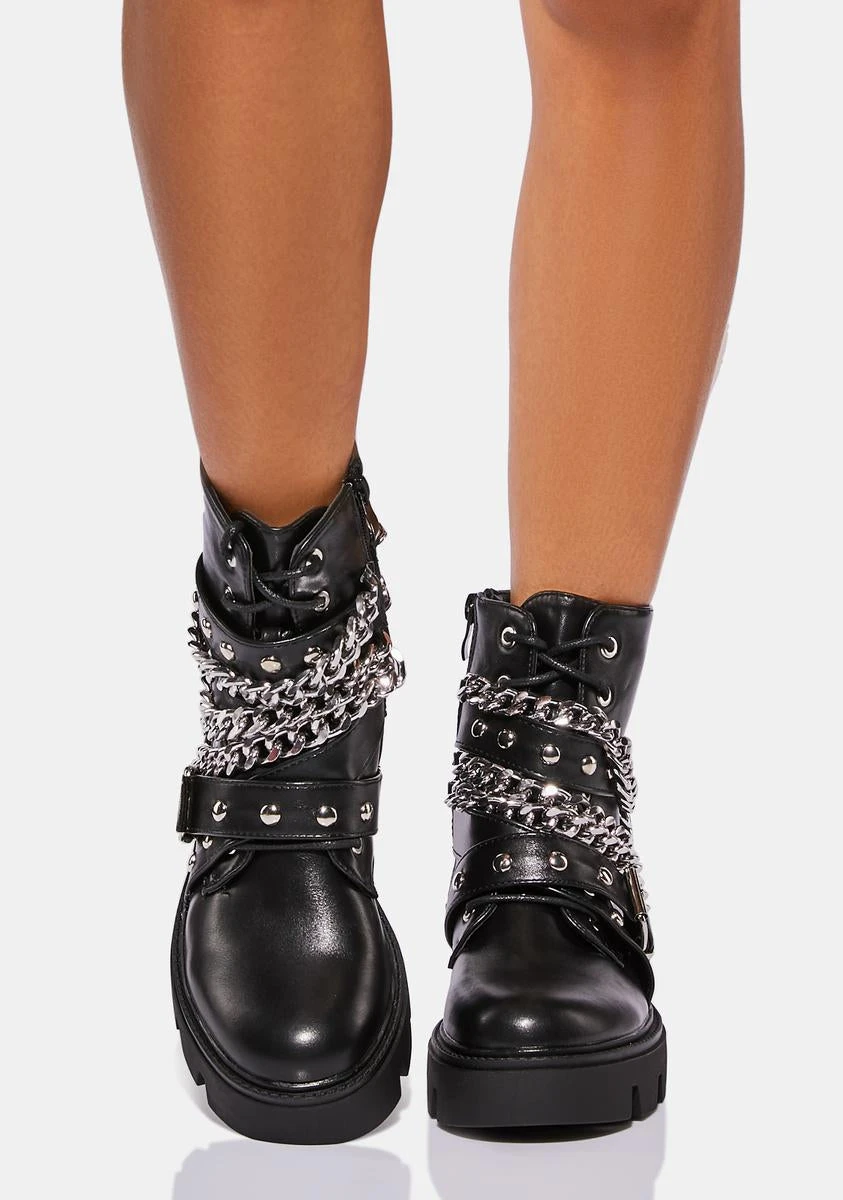 Chain Revolt Ankle Boots 5 Chain Revolt Ankle Boots - Image 5