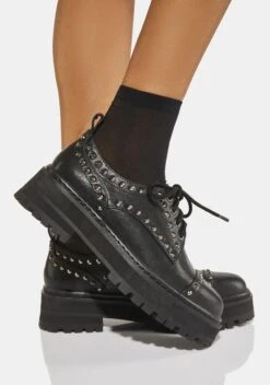 Flanger Studded Derby Oxfords