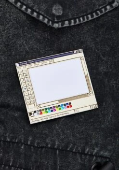 MS Paint Enamel Pin