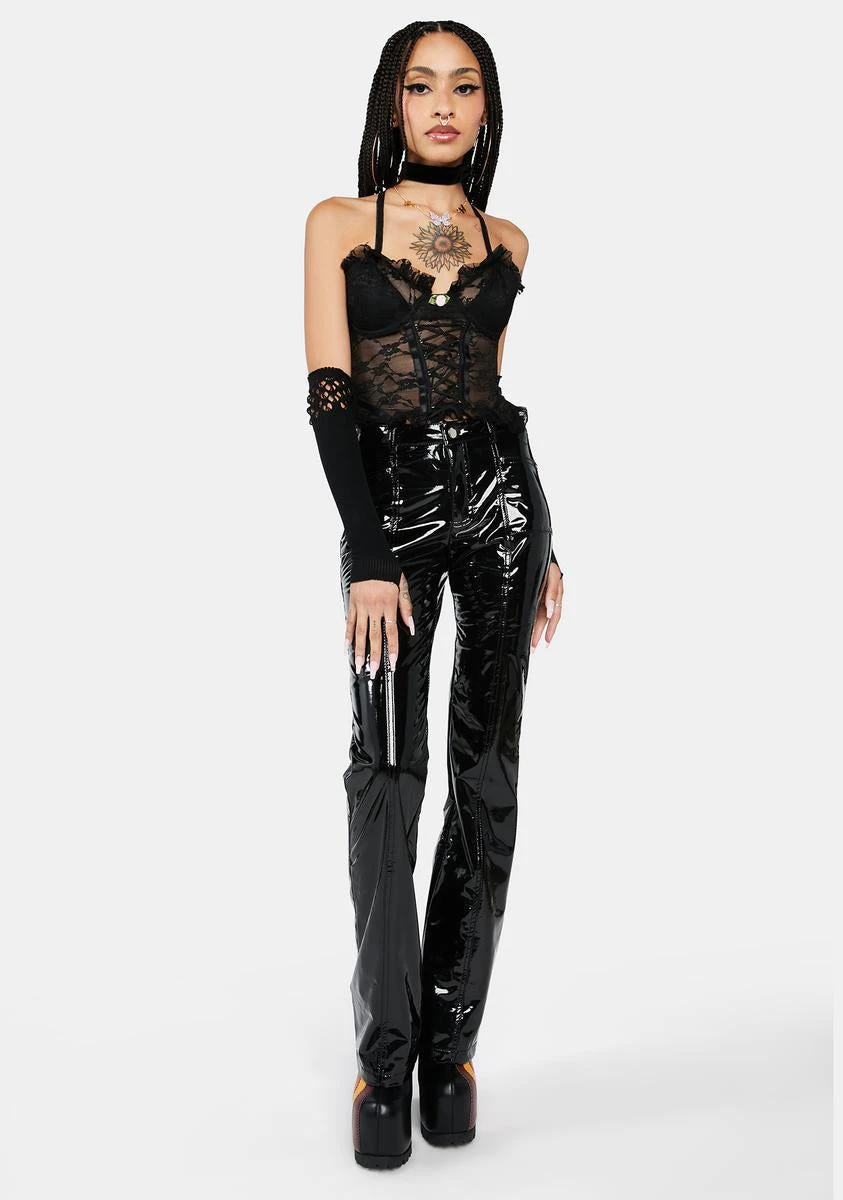 Brutally Blunt Vinyl Pants 2 Brutally Blunt Vinyl Pants - Image 2