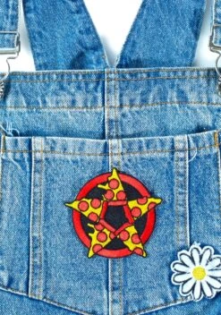 Pizza Pentagram Patch
