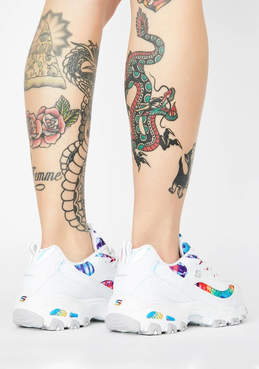 Skechers D'Lites Summer Fiesta Sneakers 4 Skechers D'Lites Summer Fiesta Sneakers - Image 4