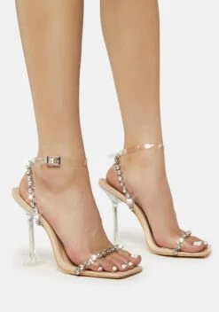Public Desire Gaia Clear Heels