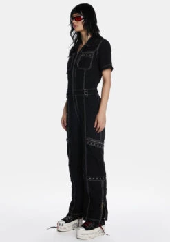 Too Cool To Care Twill Jumpsuit