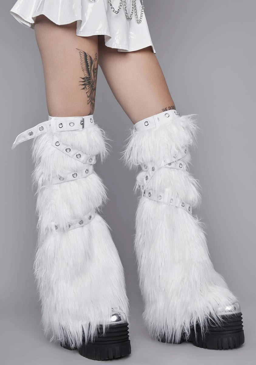 Icy God Forsaken Faux Fur Leg Warmers 1 Icy God Forsaken Faux Fur Leg Warmers