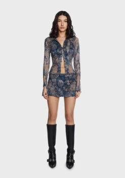 Royal Work Of Art Skirt Set