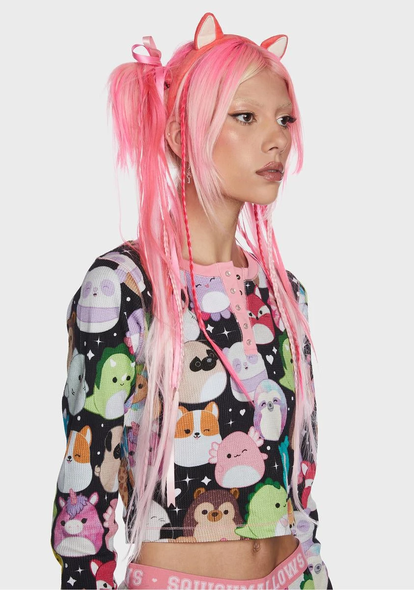 Squishmallows Fifi The Fox Plush Ears Headband 4 Squishmallows Fifi The Fox Plush Ears Headband - Image 4