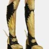 Wrath Of Goddess Knee High Boots