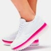 Fila Pink Glow Orbit Stripe Sneakers