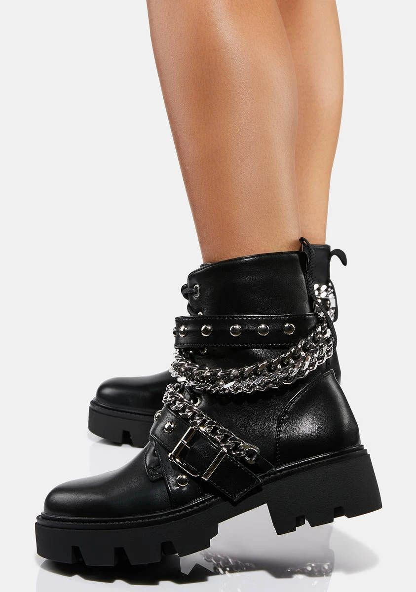 Chain Revolt Ankle Boots 1 Chain Revolt Ankle Boots