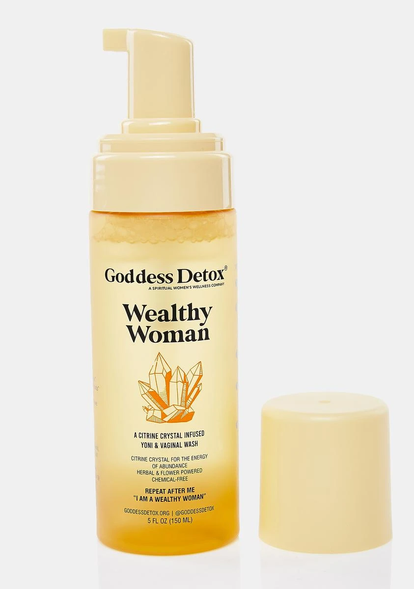Wealthy Woman Citrine Crystal Infused Yoni & Vaginal Wash 2 Wealthy Woman Citrine Crystal Infused Yoni & Vaginal Wash - Image 2