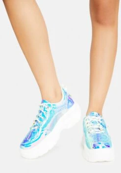 Iridescent Blue Snake Platform Sneakers -Cosplay Fantasy Deals Store soKpP9qhYTcbX6KXbfXtum9MDPbRtabf 24