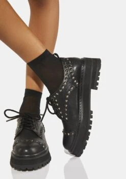 Flanger Studded Derby Oxfords -Cosplay Fantasy Deals Store twpvLGduALjaOrjuvQylQSbOrEZuyaxQ 24