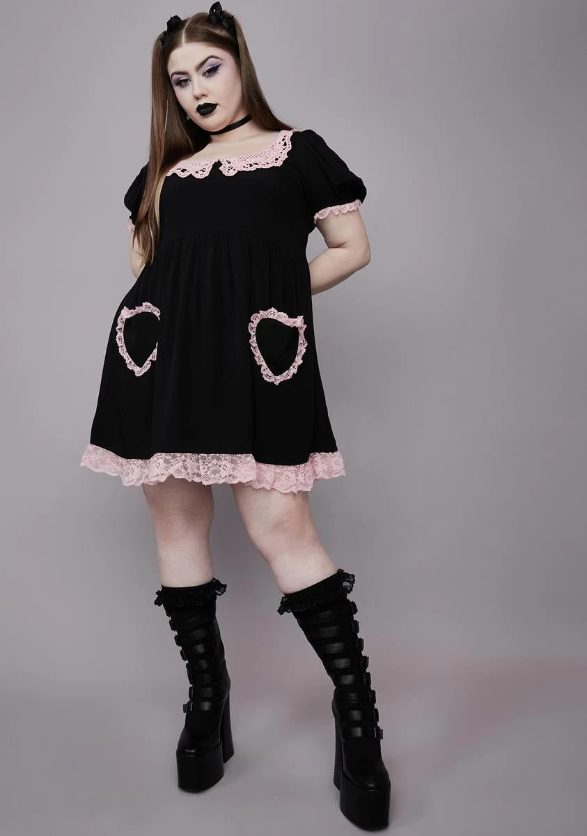 Plus Not In Love Babydoll Dress 3 Plus Not In Love Babydoll Dress - Image 3