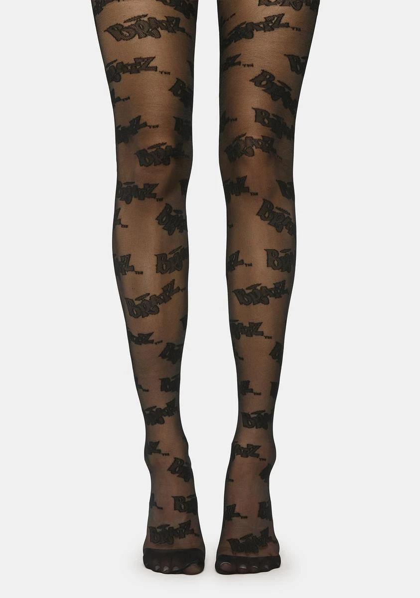 Bratz Logo Tights 2 Bratz Logo Tights - Image 2