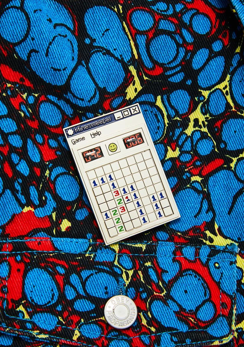 Minesweeper Enamel Pin 1 Minesweeper Enamel Pin