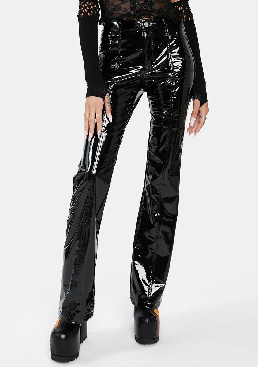 Brutally Blunt Vinyl Pants 1 Brutally Blunt Vinyl Pants