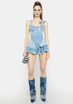 Simple Life Denim Romper -Cosplay Fantasy Deals Store yEVm5sJzldNBsrXjeEkzrq3NoR3VOVEe 24